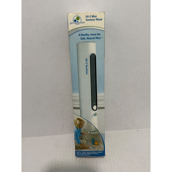 GermGuardian Other - GermGuardian UV-C Mini Sanitizer Wand White Portable Travel LW9